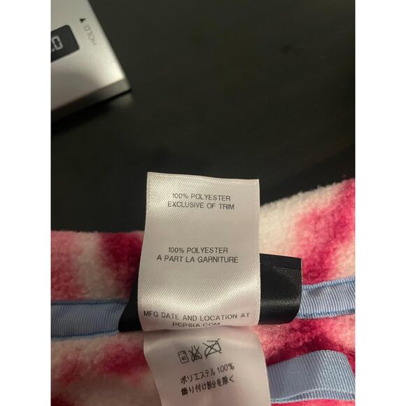 Patagonia Synchilla Fleece Pullover Womens Medium Pink Tie Dye Snap T Jacket - Picture 6 of 9